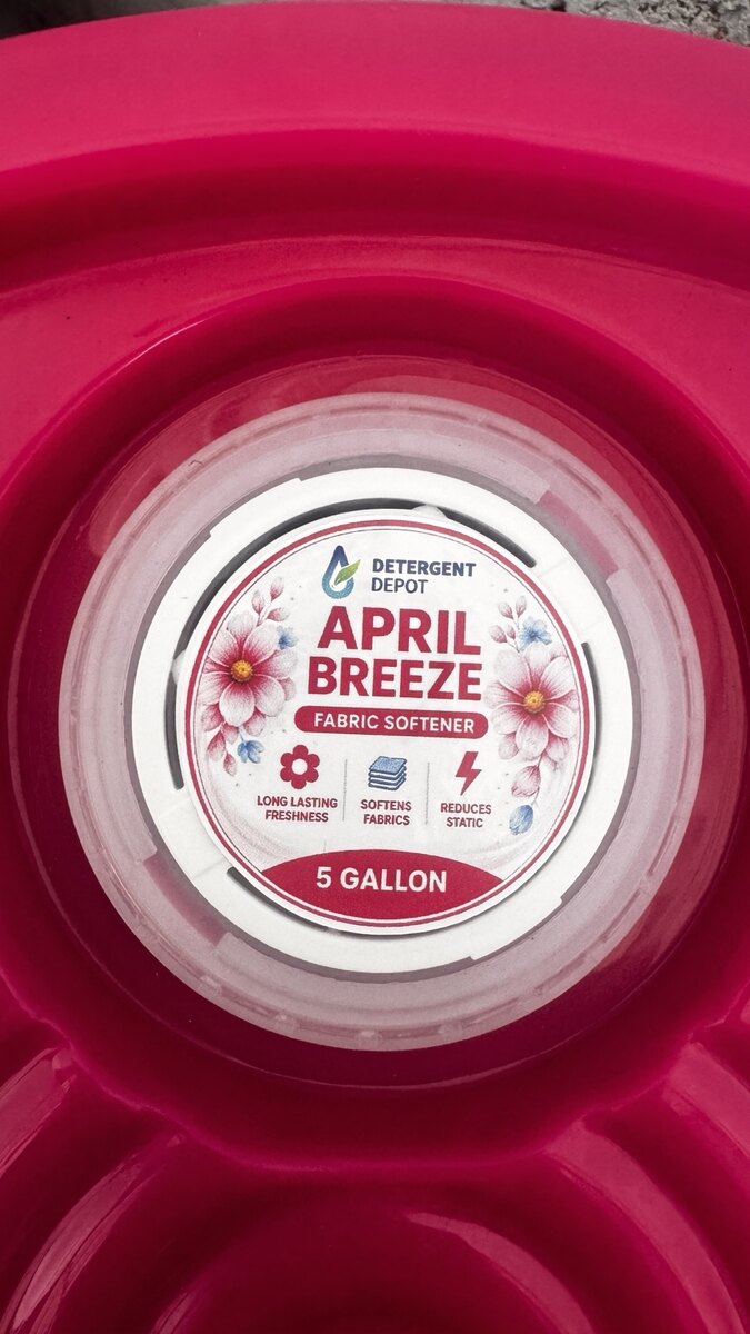 April Breeze five-gallon fabric softener