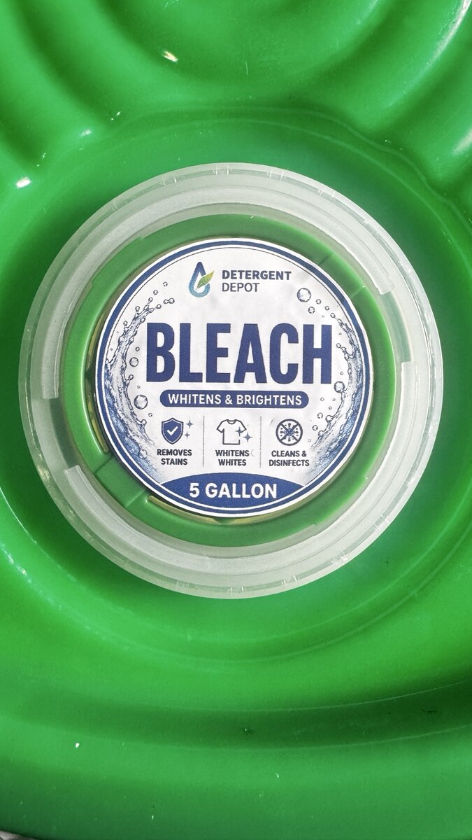 Detergent Depot five-gallon bleach