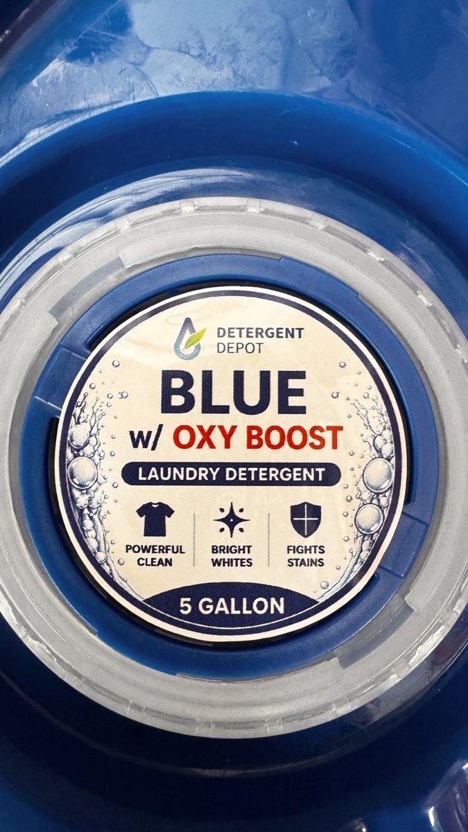 Blue with Oxi Boost laundry detergent